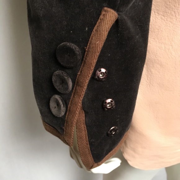 Philosophy Brown Velvet Jacket US 8 - Picture 4 of 6